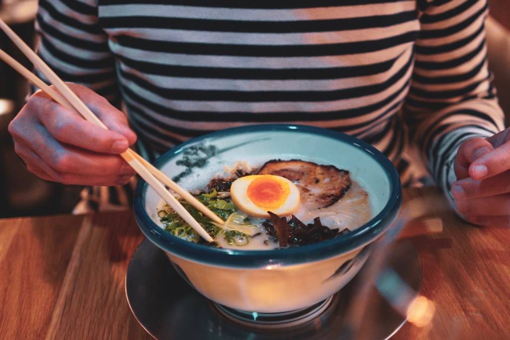Restaurante Afuri, Lisboa, Portugal 4 O ramen Tonkotsu Shio, à base de caldo de porco: delicioso