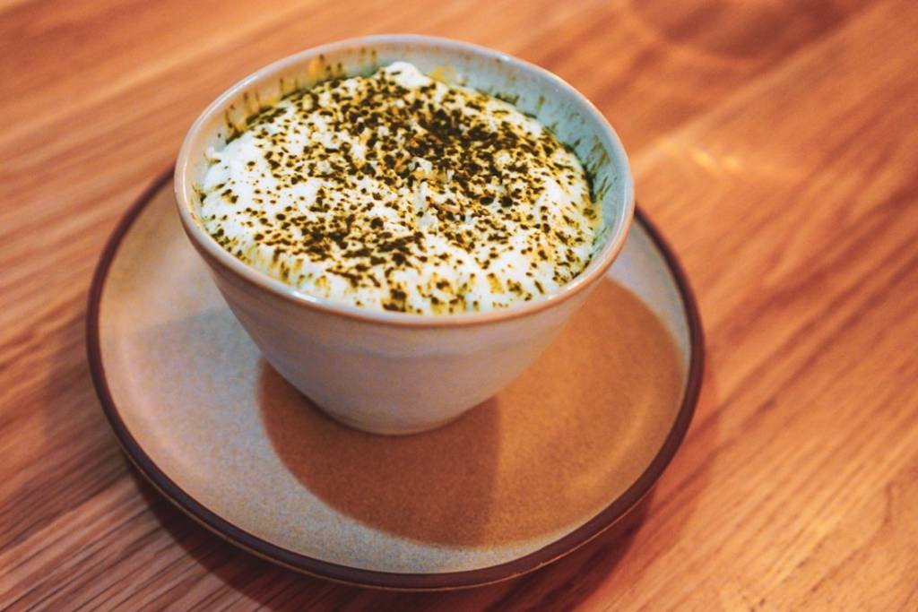 Restaurante Afuri, Lisboa, Portugal 8 O tiramisù de matcha: o gosto de creme de leite sobressai