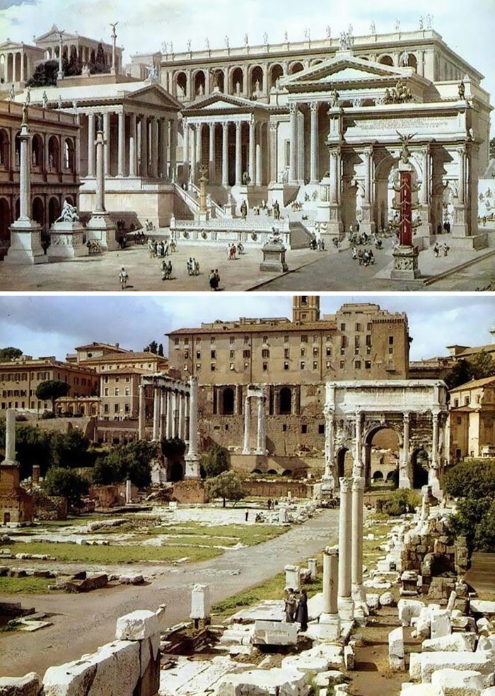 Reconstrução por imagem do Fórum Romano Reconstrução por imagem do Fórum Romano