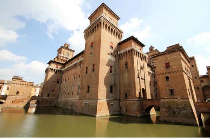 Castelo Estense, Ferrara, Emília-Romagna, Itália