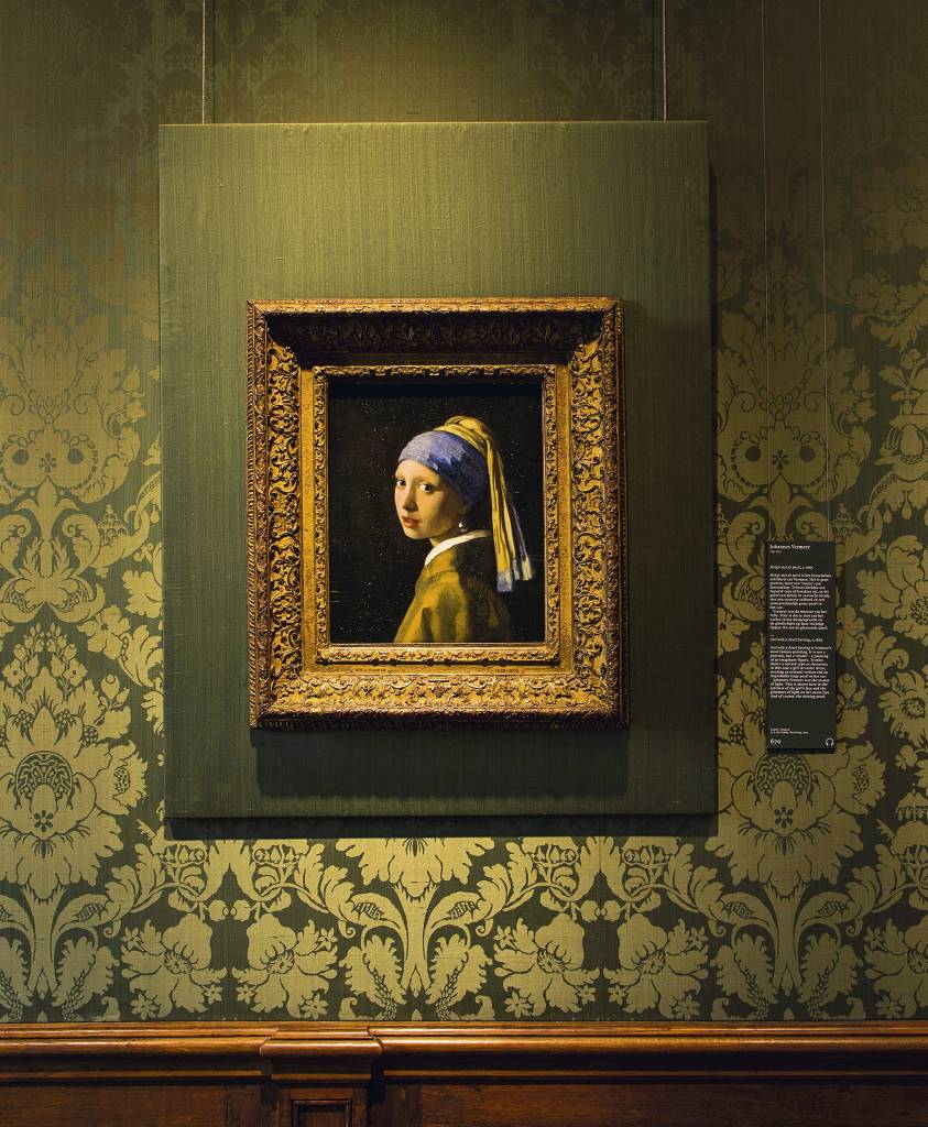Moça com um Brinco de Pérola, de Johannes Vermeer Moça com um Brinco de Pérola, de Johannes Vermeer