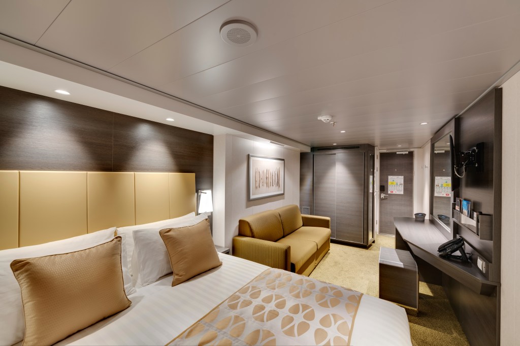 Cabine com varanda do MSC Bellissima