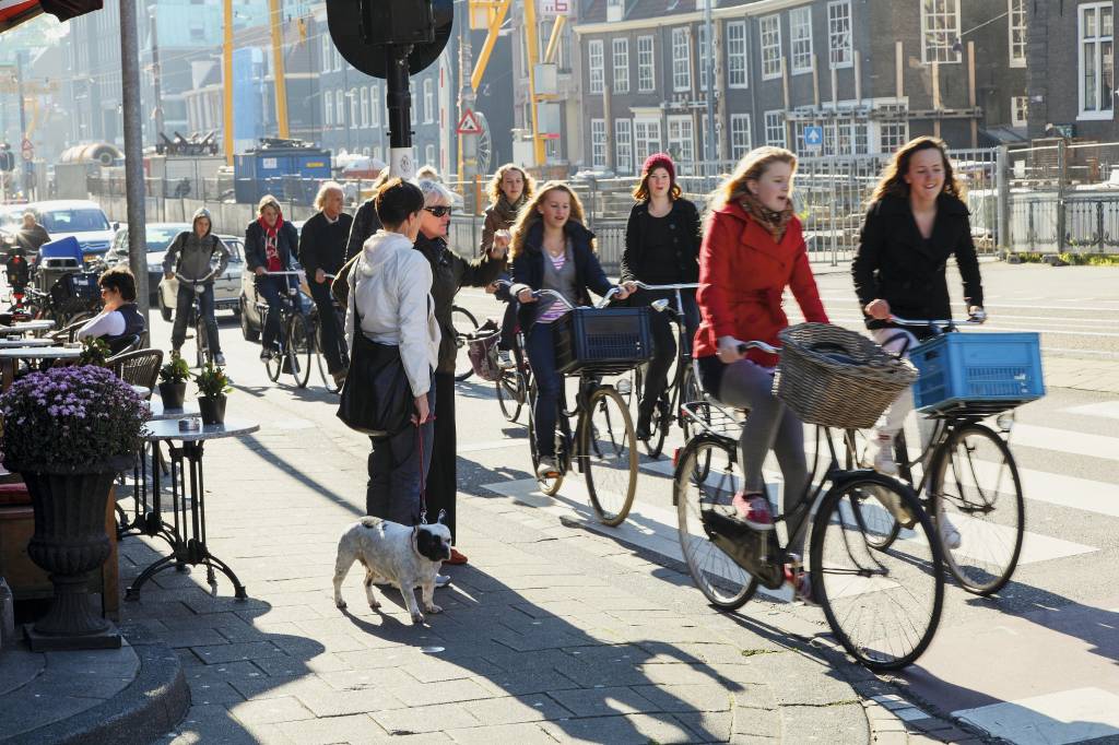 Bicicletas em Amsterdã Bicicletas em Amsterdã
