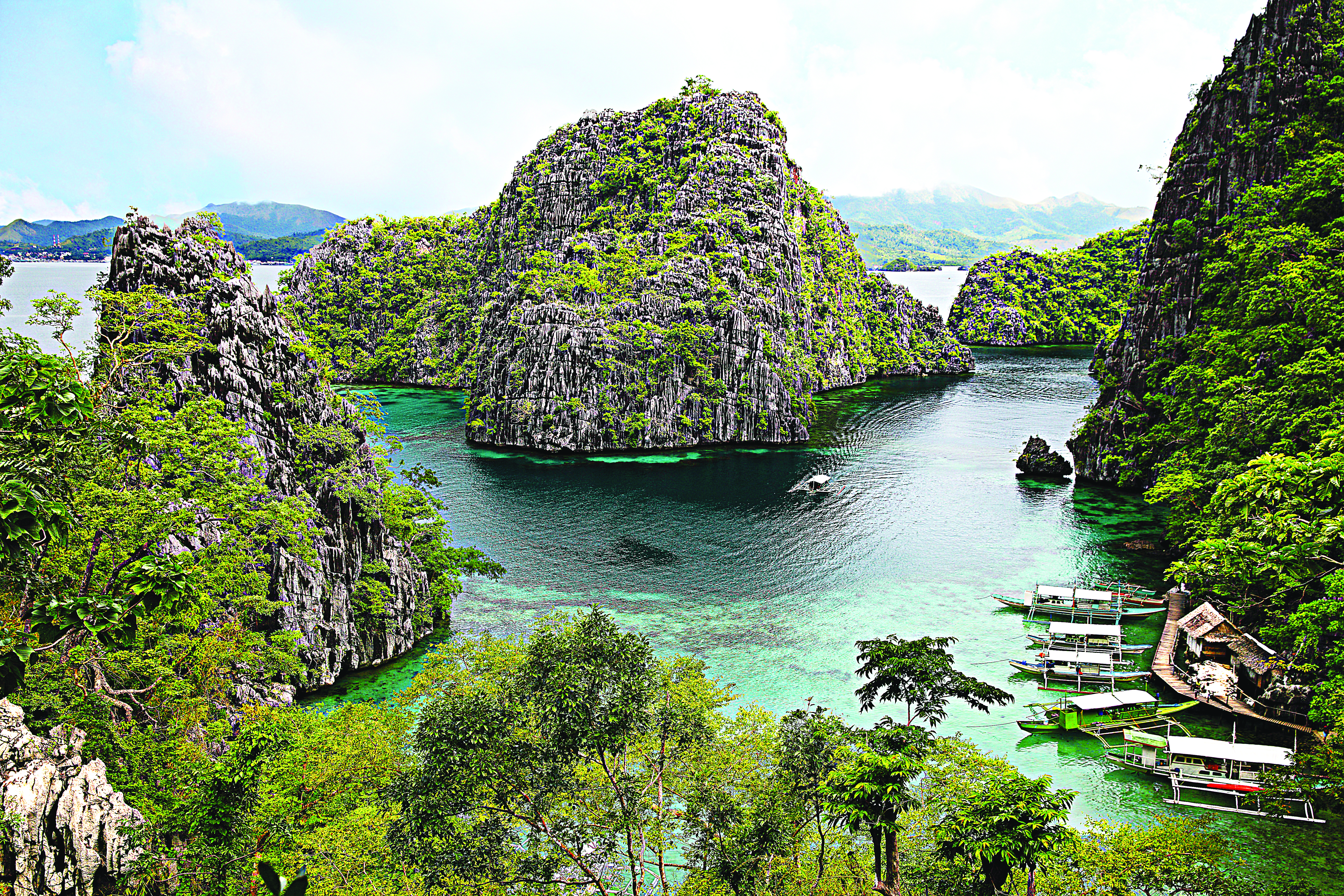 Paisagem ao redor de Corón, Filipinas