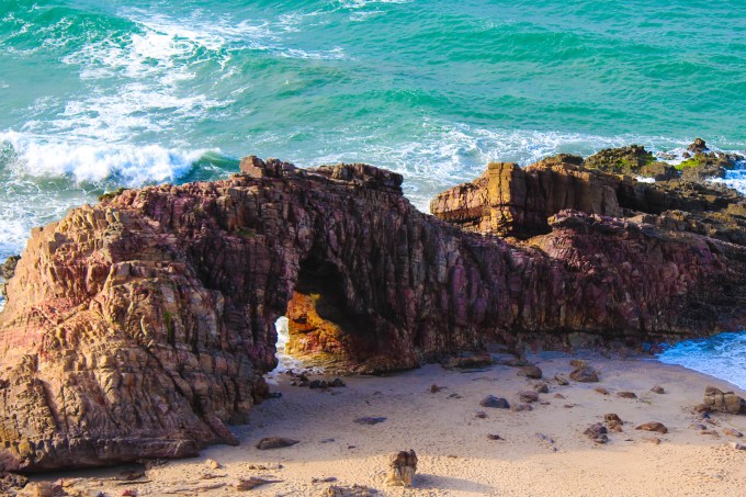 Pedra Furada, em Jericoacoara