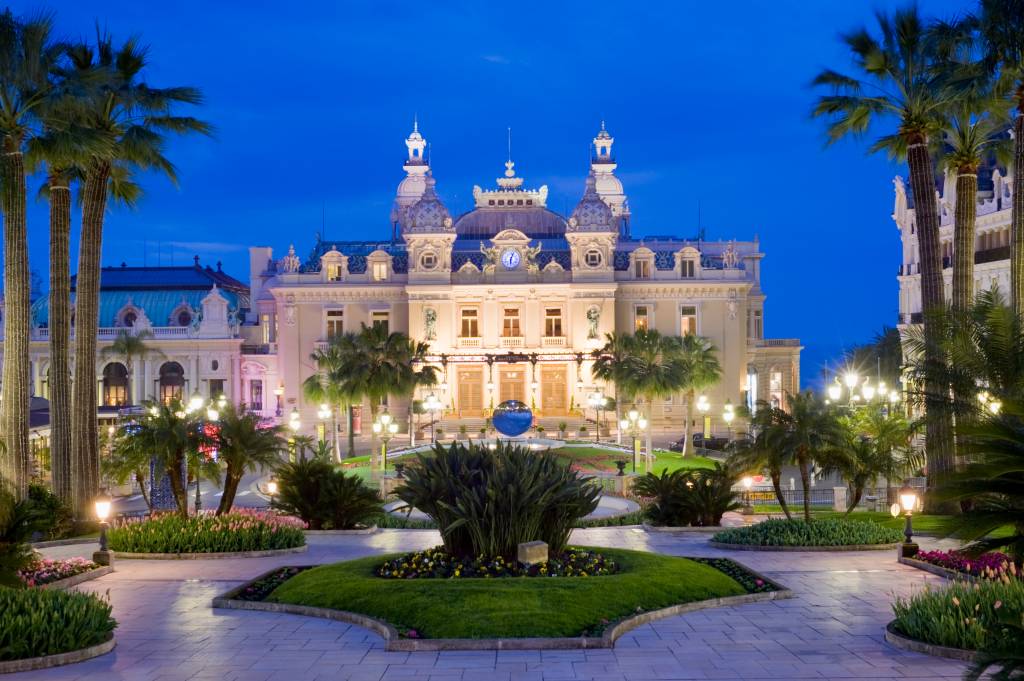 Monte Carlo Casino and the Jardin Exotique in Monaco Monte Carlo Casino and the Jardin Exotique in Monaco