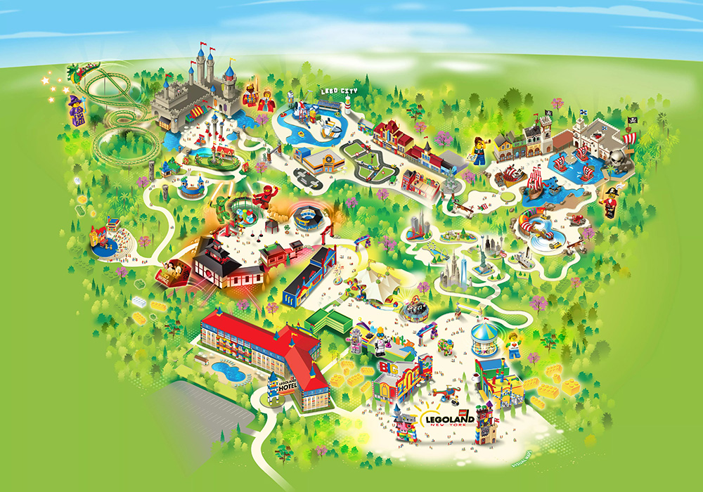 Mapa do Legoland