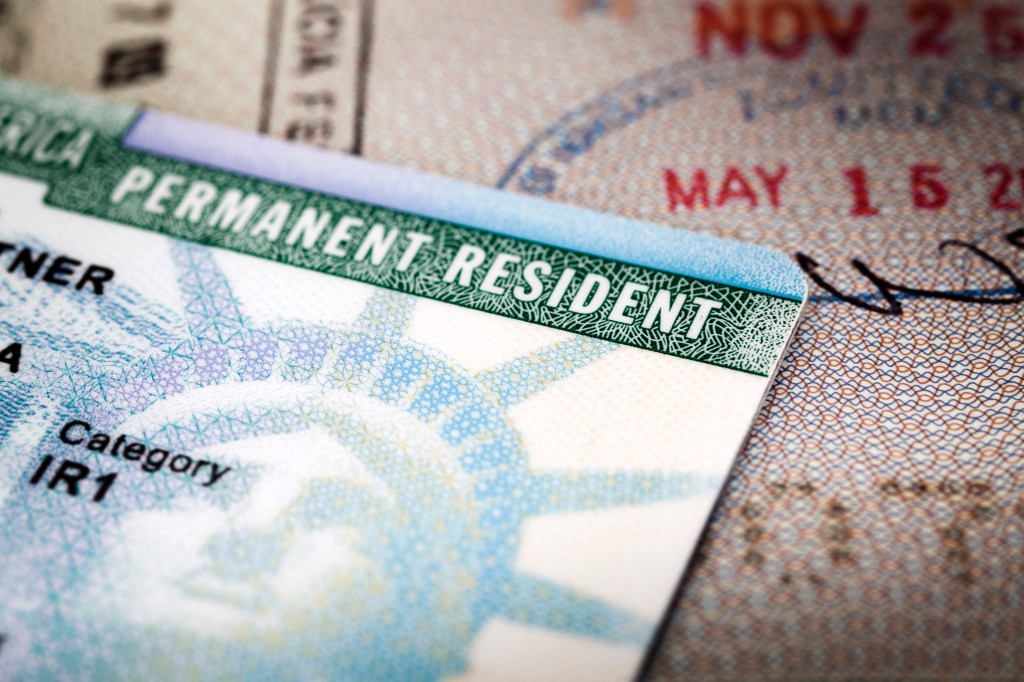 Green card, visto de residência permanente nos Estados Unidos