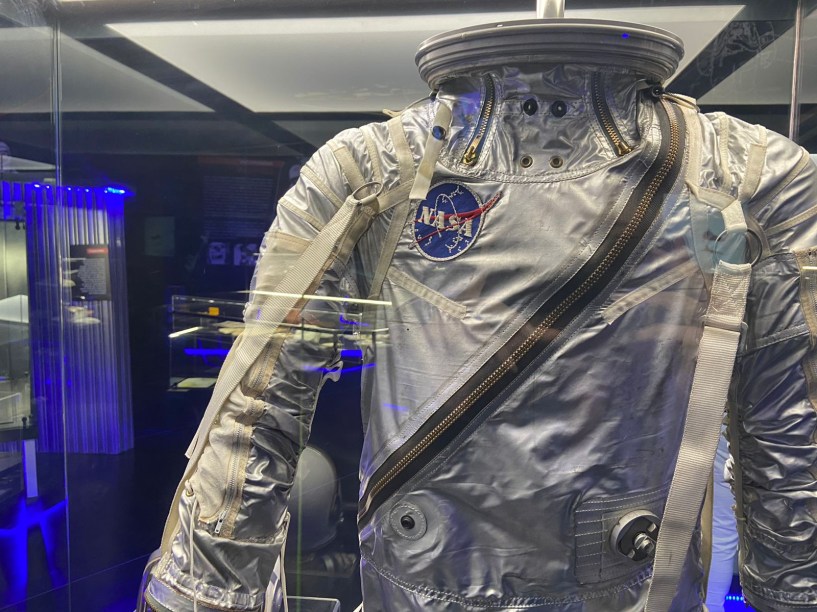 Detalhe de um dos trajes espaciais da Nasa