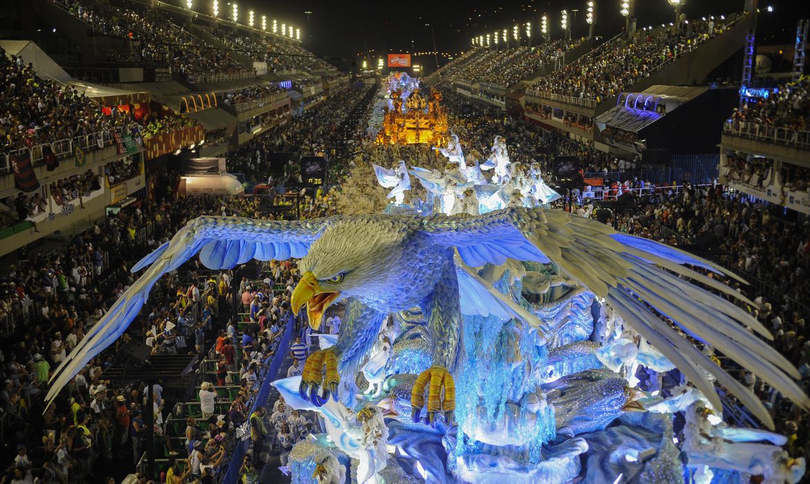 Desfile da Portela, do Grupo Especial, no Sambódromo da Marquês de Sapucaí