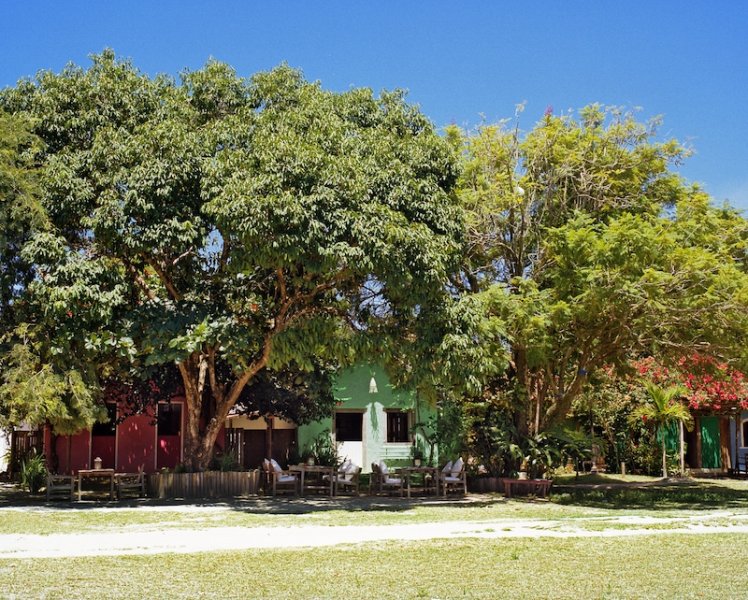 O hotel fica no Quadrado, o coração de Trancoso.