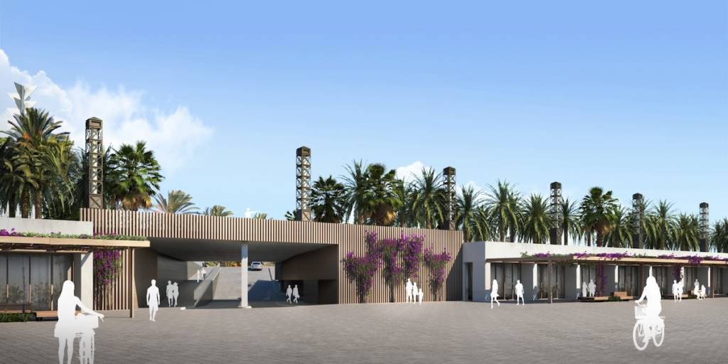 Passeig-del-Port-Olimpic Imagem em 3D mostra a carinha que o lugar vai ter.