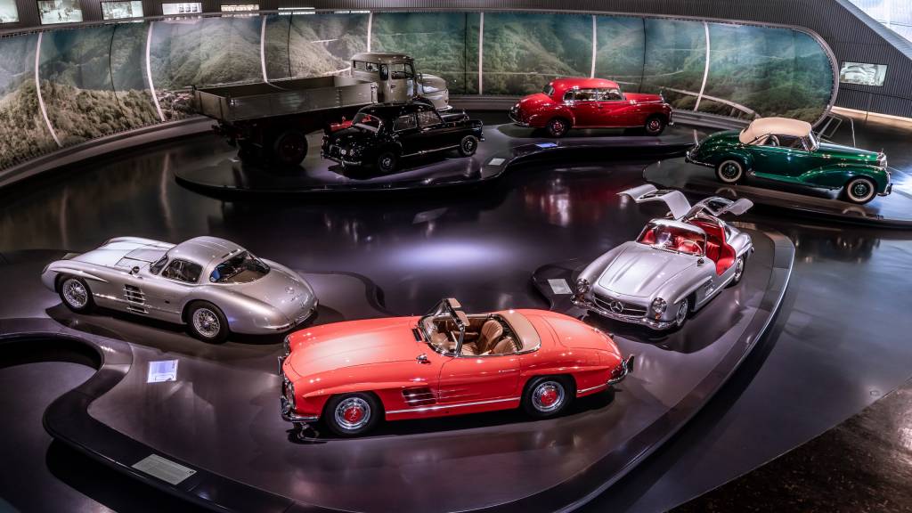 Museu da Mercedes, Stuttgart, Alemanha Museu da Mercedes, Stuttgart, Alemanha