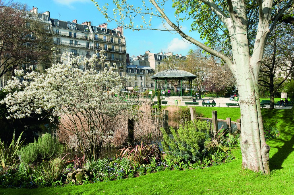 Square du Temple, Paris, França