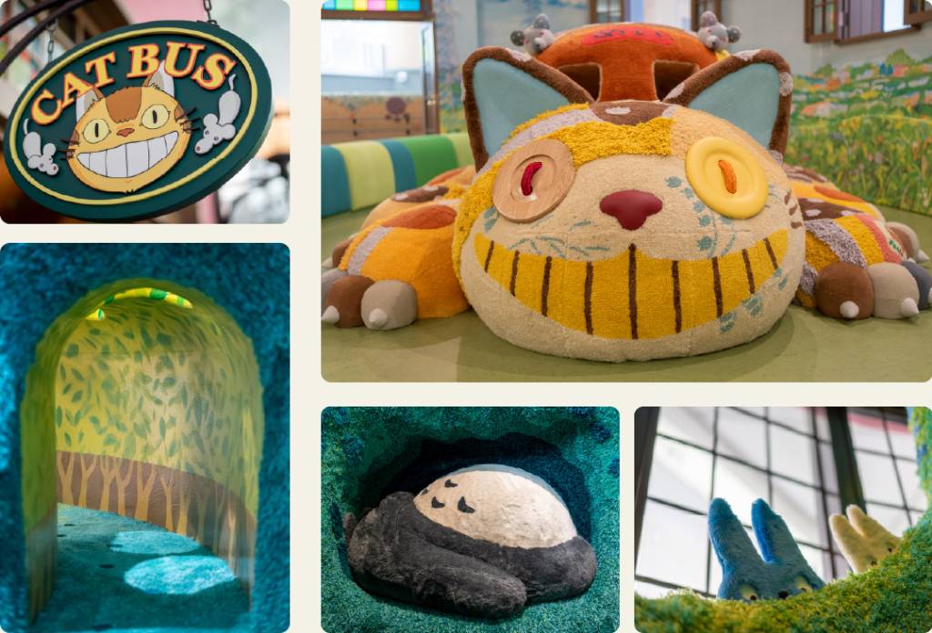 cat bus, Ghibli Park, japão cat bus, Ghibli Park, japão