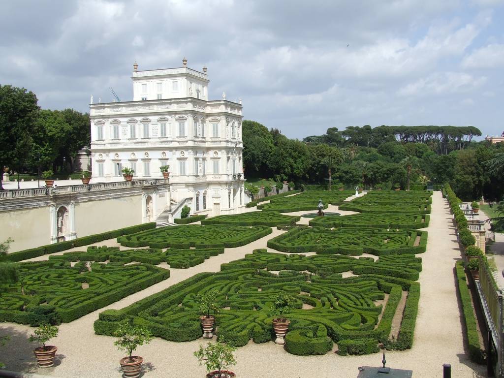 Jardim Secreto, Villa Doria Pamphilj, Roma, Itália Jardim Secreto, Villa Doria Pamphilj, Roma, Itália