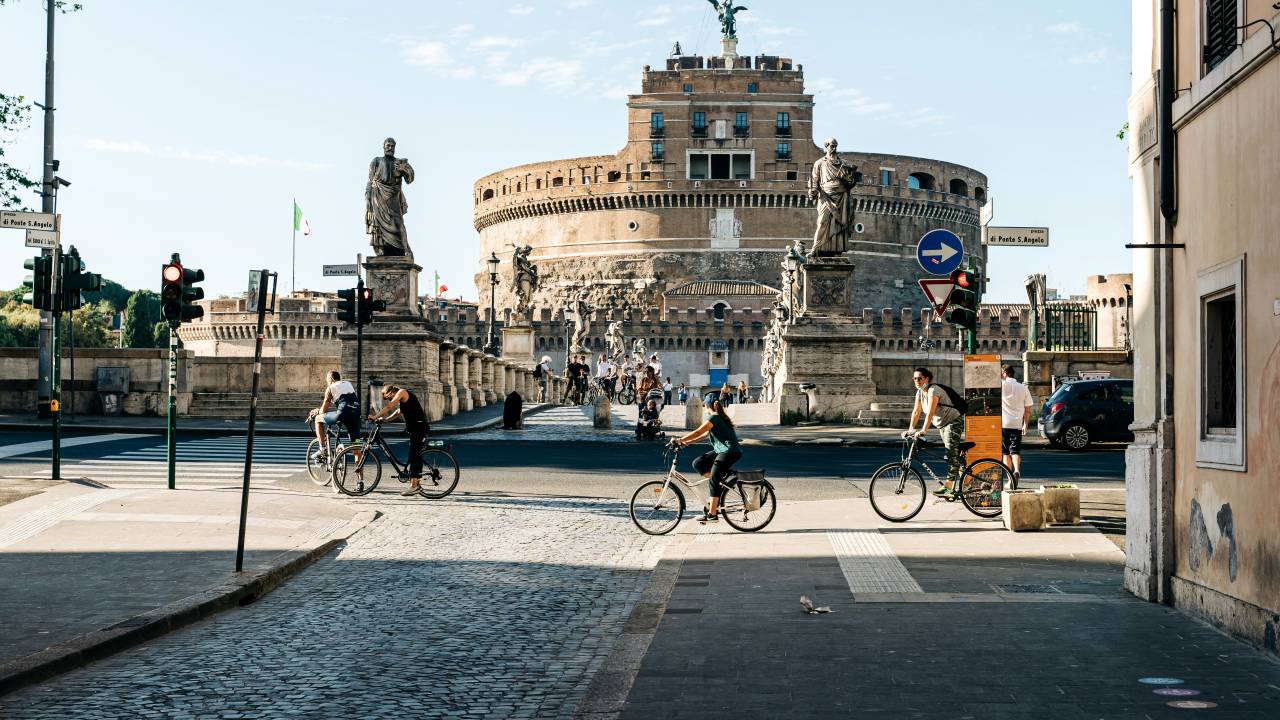 Castello Lungotevere, Roma, Itália