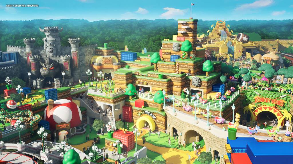 Super Nintendo World, Universal Epic Universe, Orlando, Flórida, Estados Unidos Super Nintendo World, Universal Epic Universe, Orlando, Flórida, Estados Unidos