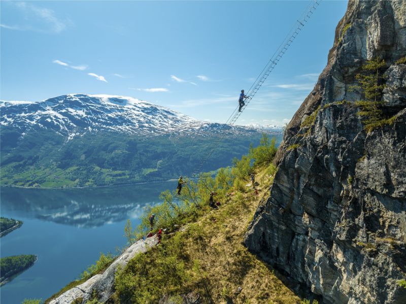 Escada flutuante Stigull, Noruega