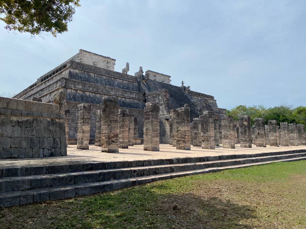Templo das Mil Colunas, Chichén Itzá, México Templo das Mil Colunas, Chichén Itzá, México