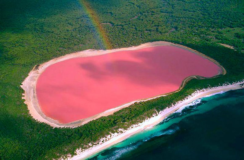 Lago Hillier, Austrália