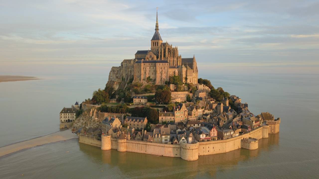 Mont Saint-Michel, Normandia, França
