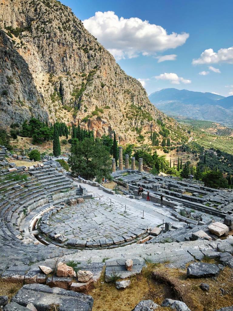 Teatro de Delfos, Delfos, Grecia Teatro de Delfos, Delfos, Grecia
