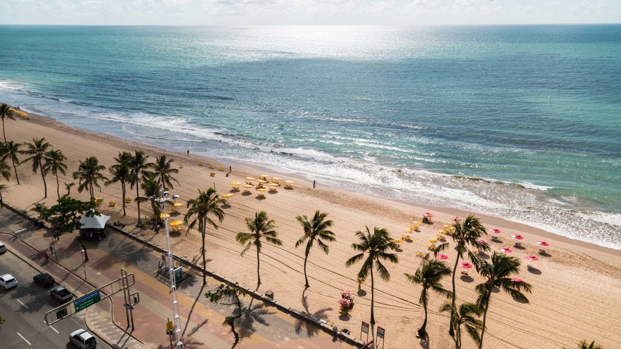 Praia de Boa Viagem, Recife, PE, Brasil