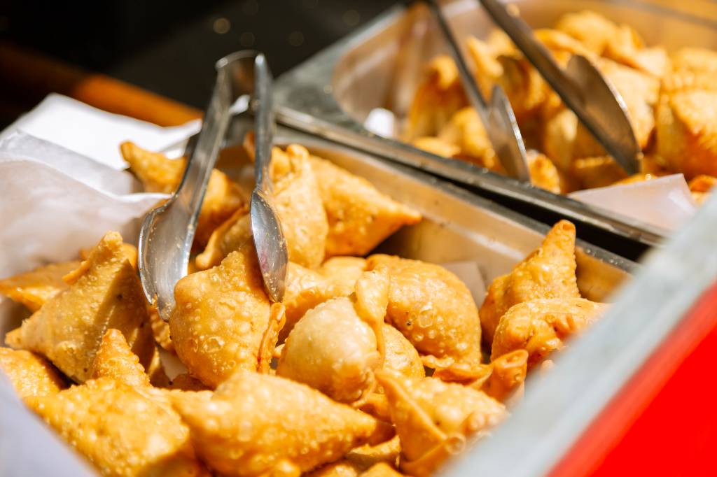 Samosas, comida típica indiana