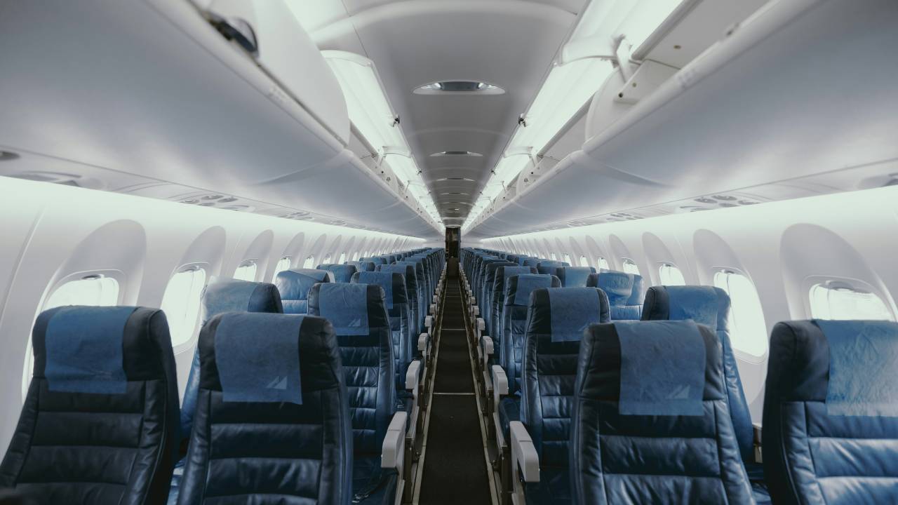 Assentos em avião